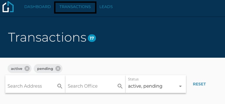 How to Filter or Search Your Transactions List