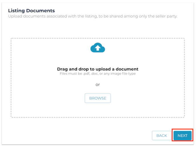 listing docs