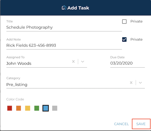 How to Add a Task