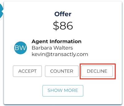 Offer Decline