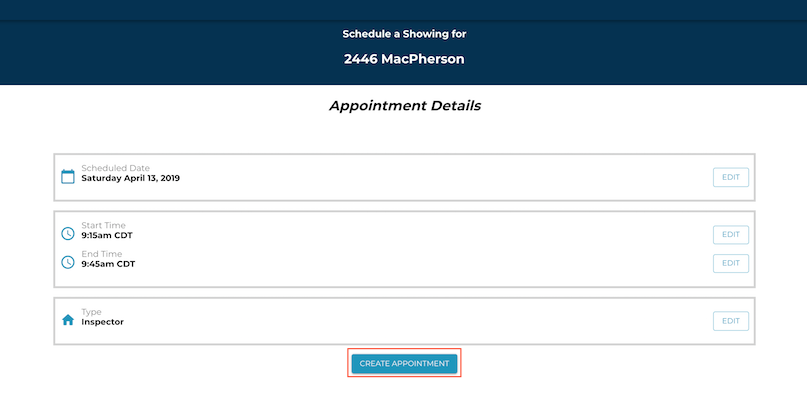 schedule